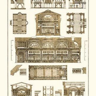 Interiors With Cross-Vaults and Cupola Vaulting by J. Buhlmann
