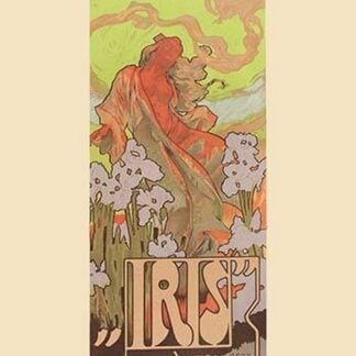 Iris by Alphonse Mucha