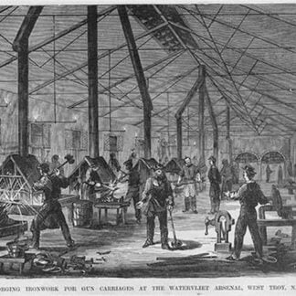 IronWork Forges for Gun Carriages by Frank Leslie