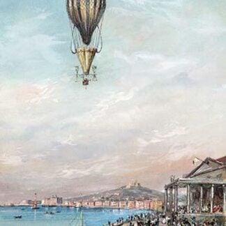 Italian Balloon Ascension Over Harbor