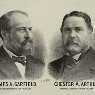 James A. Garfield Republican candidate for president - Chester A. Arthur Republican candidate for vice president by Seer's Litho.