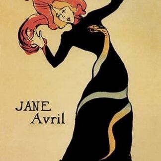 Jane Avril by Henri de Toulouse-Lautrec