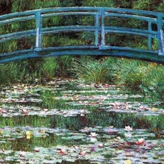 Japanese Footbridge by Claude Monet