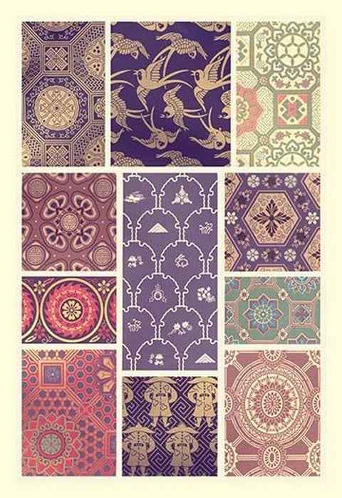 Japanese Patterns by Auguste Racinet