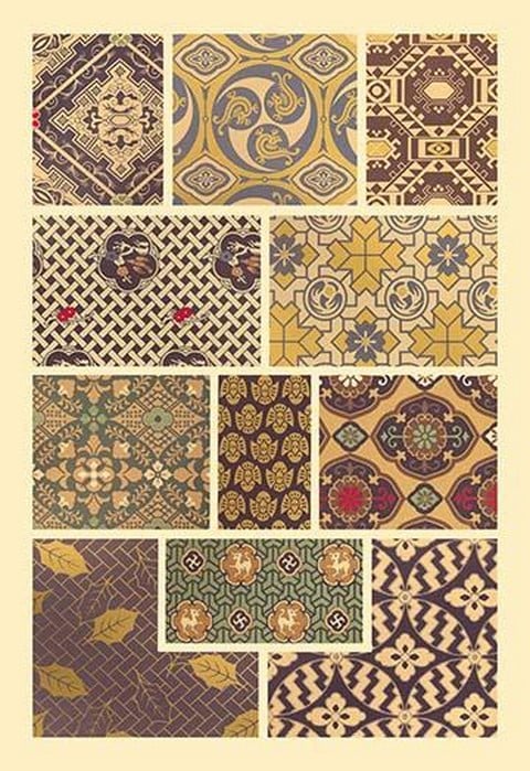 Japanese Patterns by Auguste Racinet