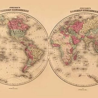 Johnson's World Map by A.J. Johnson