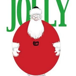 Jolly Christmas Ball-Shaped Santa