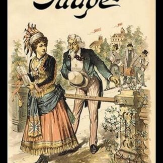 Judge Magazine: Canada Bars Out American Boodlers by Bernhard Gillam