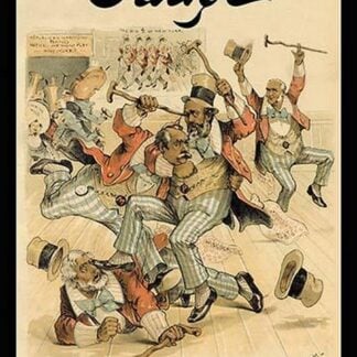 Judge Magazine: The Big 4 Split by Bernhard Gillam