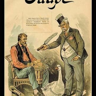 Judge Magazine: The Goose that Lays the Golden Eggs by Bernhard Gillam