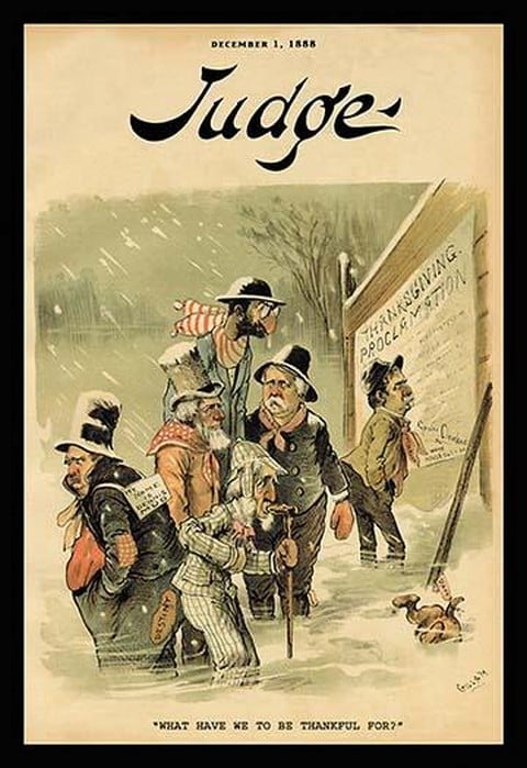 Judge Magazine: What Have We to be Thankful For?