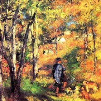 Jules le Coeur and His Dogs by Pierre-Auguste Renoir