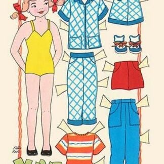 June - Dress up Doll by Elaine Ends