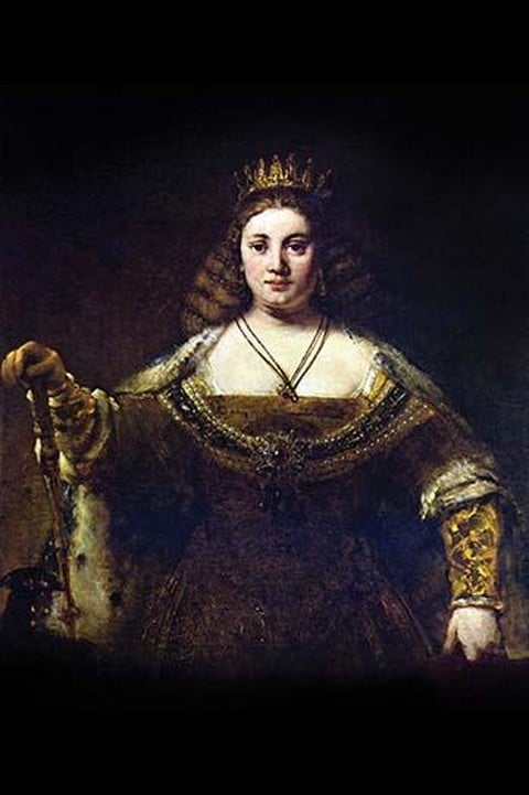 Juno by Rembrandt Van Rijn