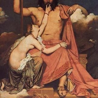 Jupiter & Thetis by Jean-Auguste-Dominique Ingres