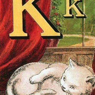 K for the Kitten that plays with its Tail by Edmund Evans