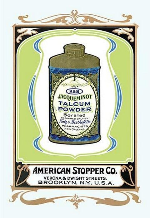 K&B Jacqueminot Talcum Powder