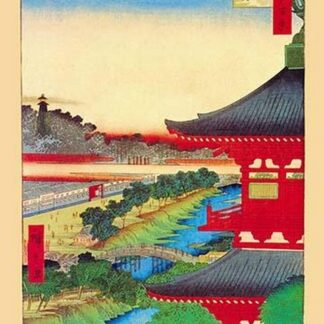 Kameido Shrine by Utagawa Hiroshige