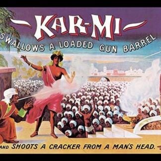 Kar-Mi Swallows a Loaded Gun Barrel and Shoots a Cracker from a Man's Head by Joseph B. Hallworth