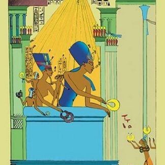 Khuenaten Distributing Gifts to Courtiers by John Gardner Wilkinson