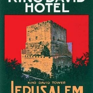 King David Hotel Luggage Label