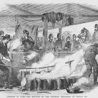 Kitchen of the Fremont Dragoons by Frank Leslie