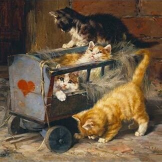 Kitten Carriage by Julius Adam