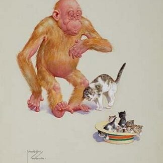 Kittens in a Hat by Lawson Wood