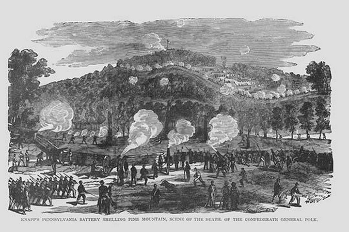 Knapp's Pennsylvania Battery Shells Pine Mountain by Frank Leslie