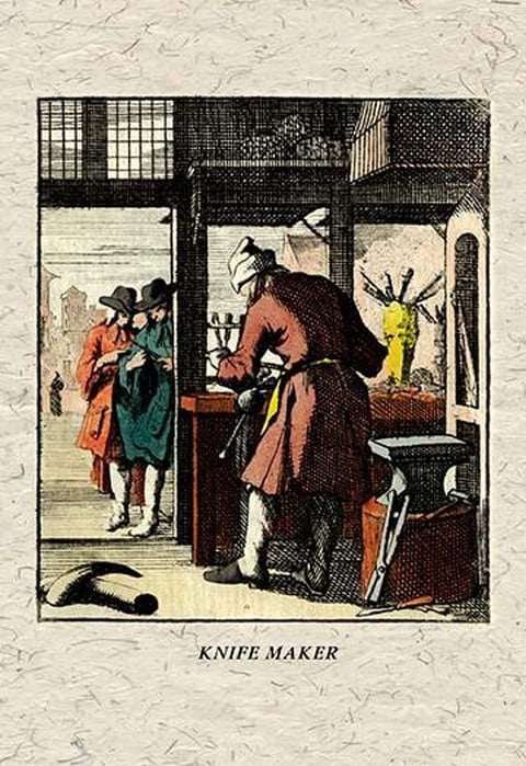 Knife Maker by J. A. C. Lohr