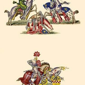 Knight Fighting by H. Shaw