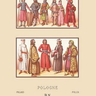 Knights and Nobility of Fifteenth Century Poland by Auguste Racinet