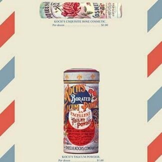 Koch's Rose Cosmetic and Talcum Powder