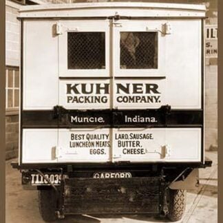 Kuhner Packing Company Delivery Truck - Rear View