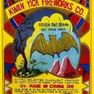 Kwan Yick FireWorks Co. Golden Bat Brand