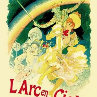 L' Arc en Ciel: Folies-Bergere by Jules Cheret