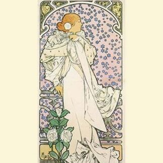 La Dame aux Camelias by Alphonse Mucha