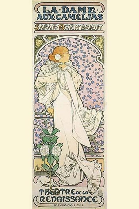 La Dame aux Camelias by Alphonse Mucha