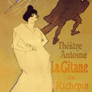 La Gitane de Richepin: Theatre Antoine by Henri de Toulouse-Lautrec