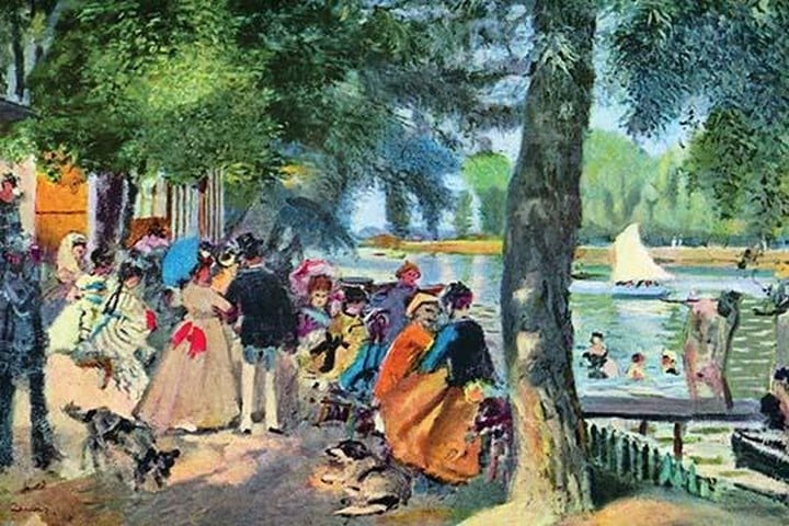 La Grenouillere by Pierre-Auguste Renoir #2