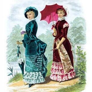 La Mode Illustree: By a Pond