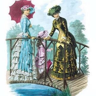 La Mode Illustree: On a Bridge