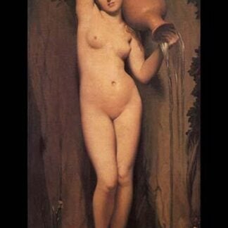 La Source; Nude with Pitcher by Jean-Auguste-Dominique Ingres