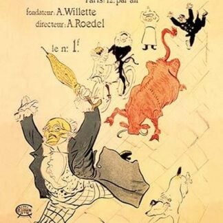 La Vache Enragee (Roughing It) by Henri de Toulouse-Lautrec