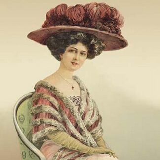 Lady Posing for a Portrait