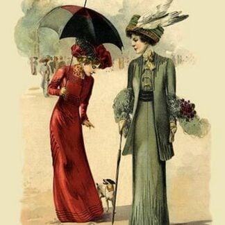 Lady in Red and Lady in Green