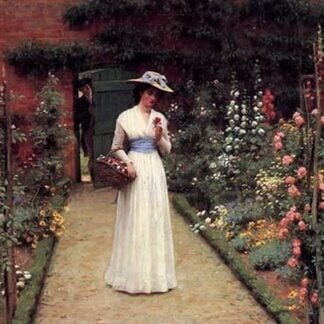 Lady in the Garden by Edward Blair Leighton