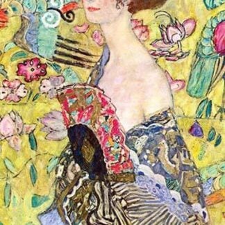 Lady with a Fan by Gustav Klimt