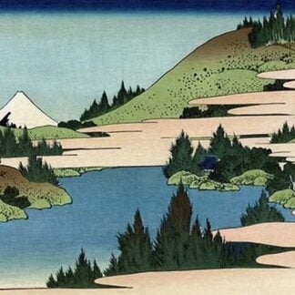 Lake of Hakone in Sagami Province by Katsushika Hokusai