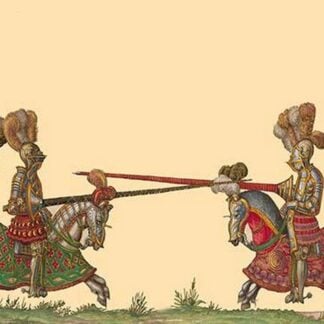 Lances at the thrust between Knights by Hector Mair Paulus 0